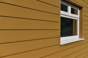 Advanced composite siding installed by local siding contractors.
